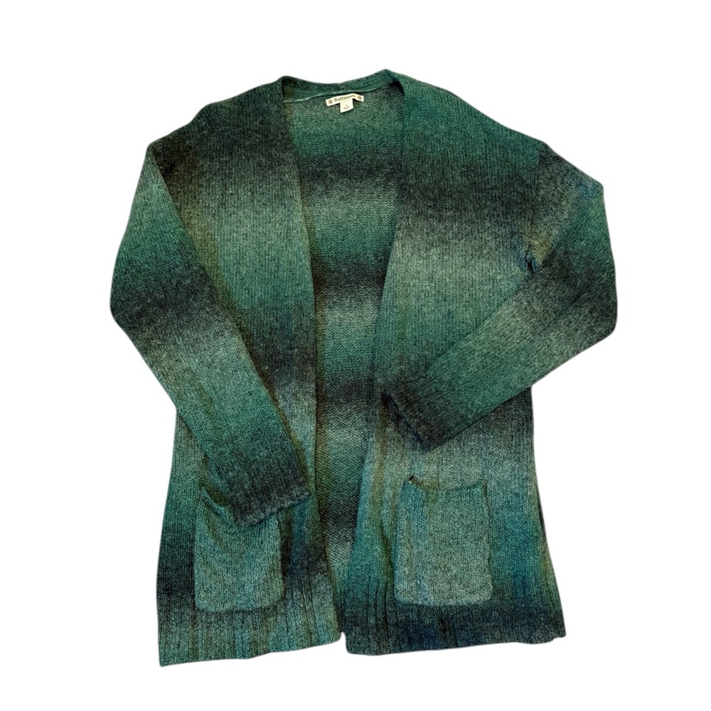 Ruff Hewn Gradient Green Cardigan